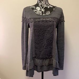 Meadow Rue Women’s Long Sleeve Top/Size:Small